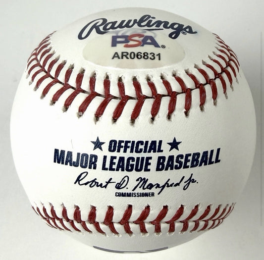 President Donald J Trump Signed/Autographed OML Baseball PSA/DNA LOA