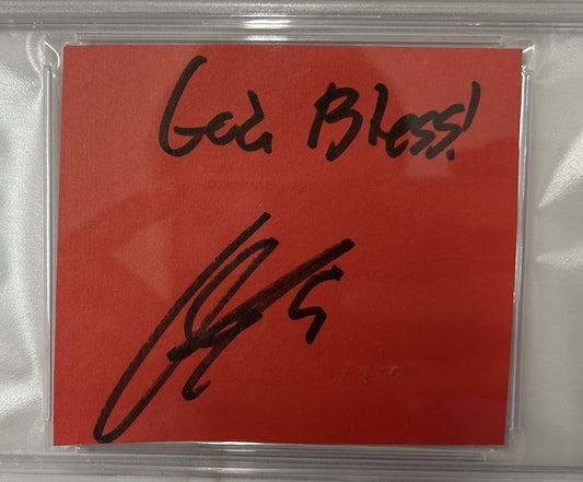 Charlie Kirk Signed Autographed Cut PSA/DNA Encapsulated Rare