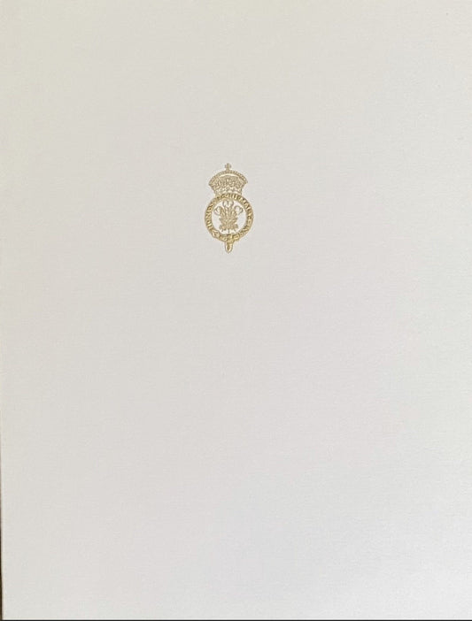 King Charles Signed Original 1998 Holiday/Christmas Card