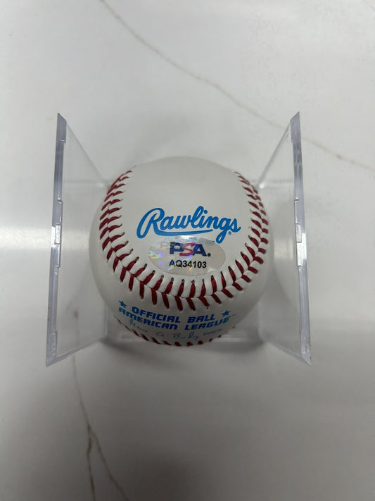 Derek Jeter Signed Rawlings Baseball NY Yankees Certified Autograph PSA Cert