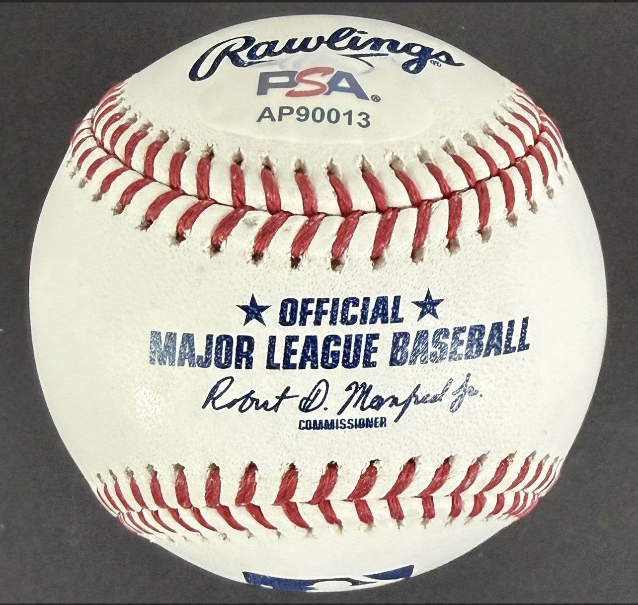 President Donald J Trump Signed/Autographed OML Baseball PSA/DNA Sticker