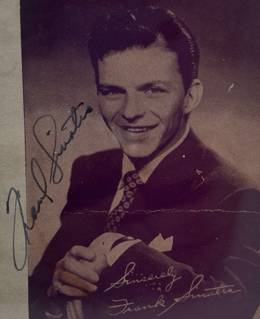 Frank Sinatra Signed Postcard PSA/DNA Authentic Auto Rare Autograph