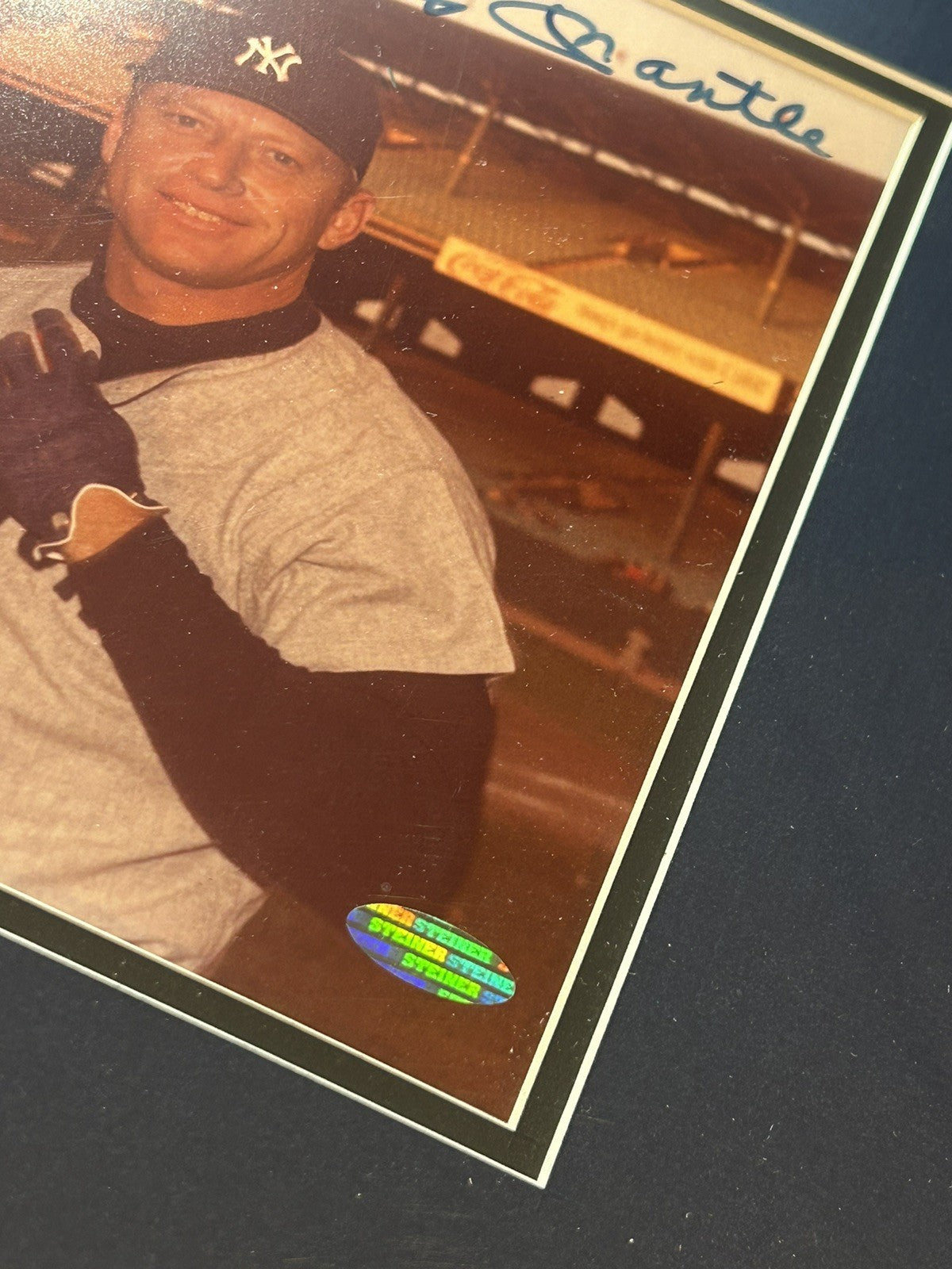 Mickey Mantle Whitey Ford HOF New York Yankees Signed Framed 8x10 Photo Steiner