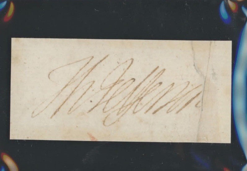 Thomas Jefferson Autograph Rare Cut Signature  Signed Auto PSA Encapsulated Rare