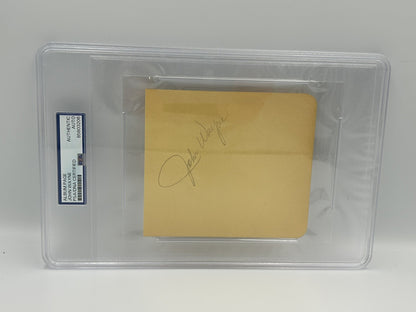 JOHN WAYNE SIGNED ALBUM PAGE AUTO SIGNATURE PSA/DNA  RARE EARLY AUTOGRAPH