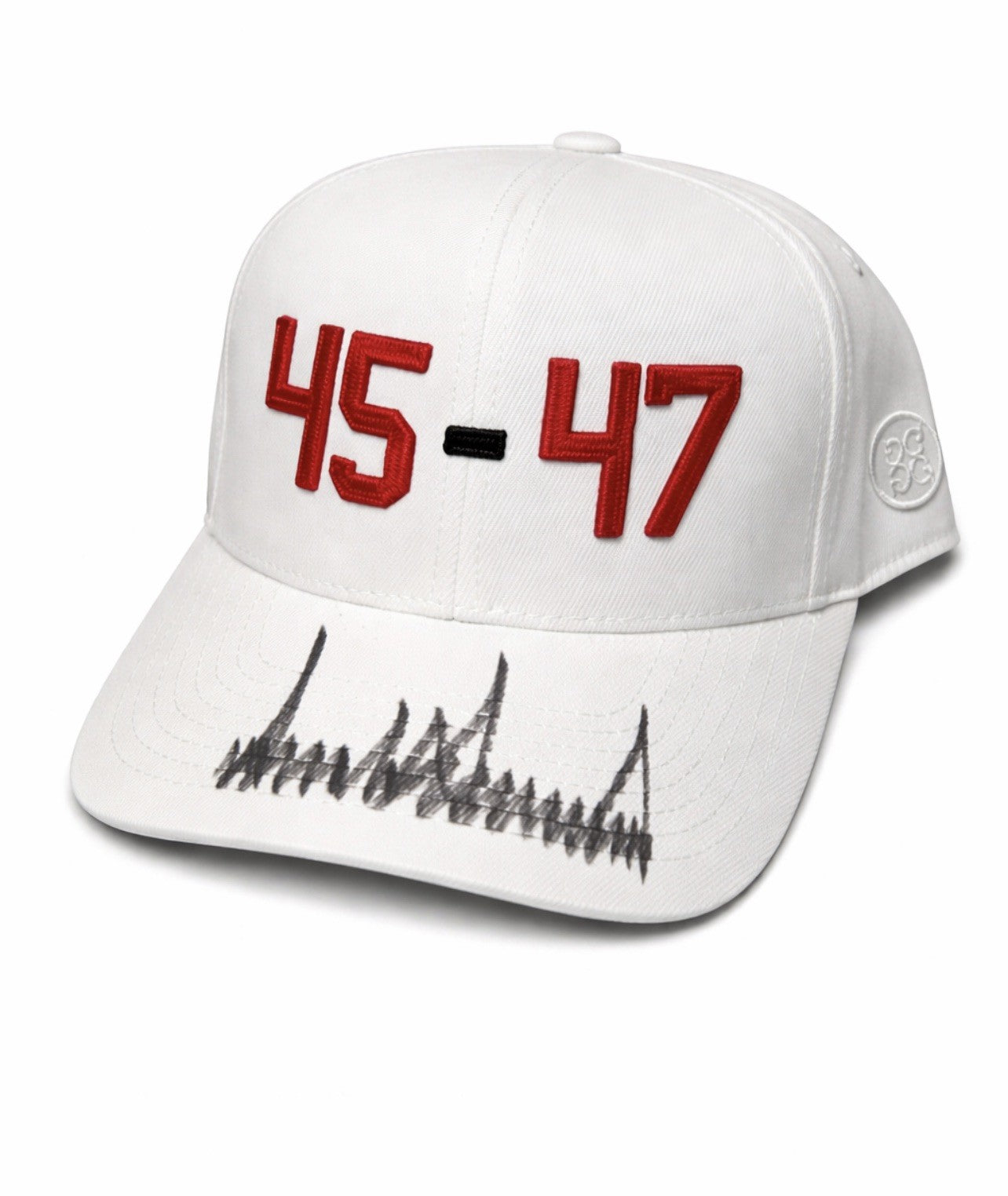 PRESIDENT DONALD J TRUMP SIGNED 45-47 HAT RARE MAGA USA AUTOGRAPHED HAT