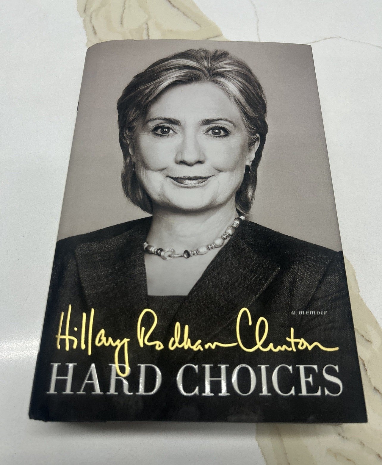 Hard Choices Signed Autographed Book Copy Rare Signature First Lady