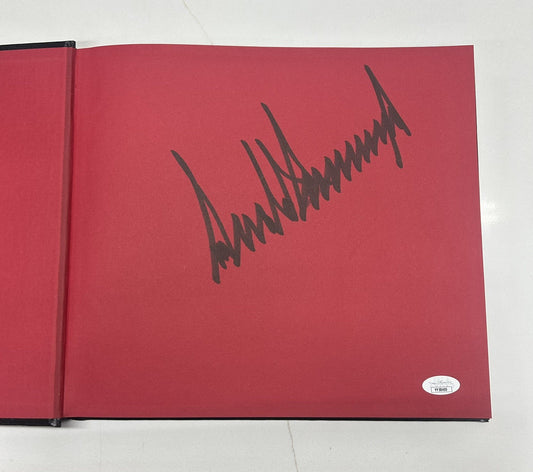 President Donald J Trump FULL SIGNATURE SIGNED  “Letters To Trump” Book JSA LOA