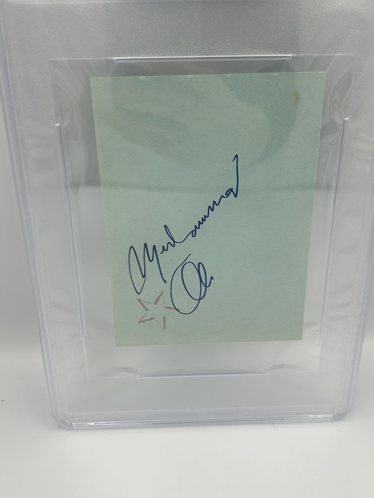 Muhammad Ali Boxing Signed Cut PSA Certified Authentic AUTO