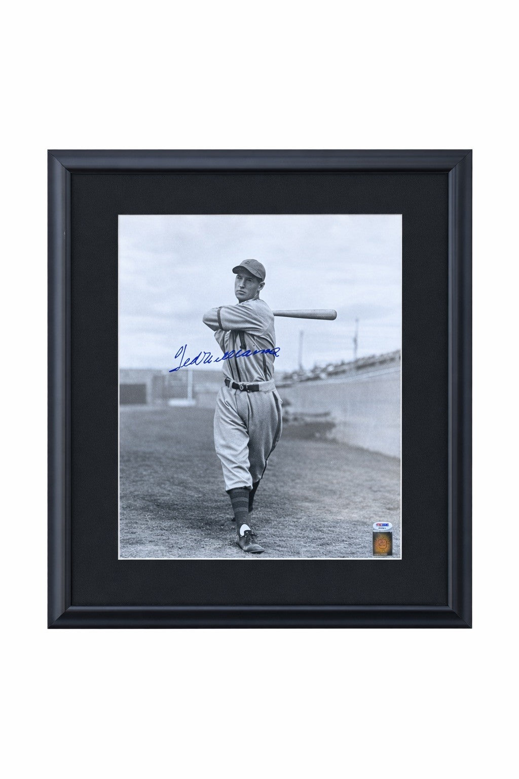 Ted Williams HOF Signed/Autographed 16x20 Photo Boston Red Sox PSA/DNA Framed
