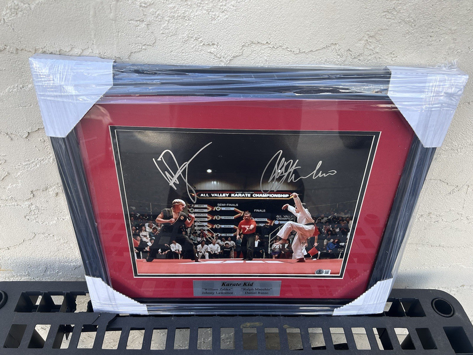 Ralph Macchio & William Zabka Signed Cobra Kai 11x14 Autograph Beckett - Framed