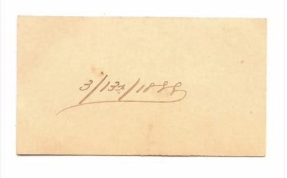 Confederate President JEFFERSON DAVIS Gorgeous Signed Cut JSA LOA Rare