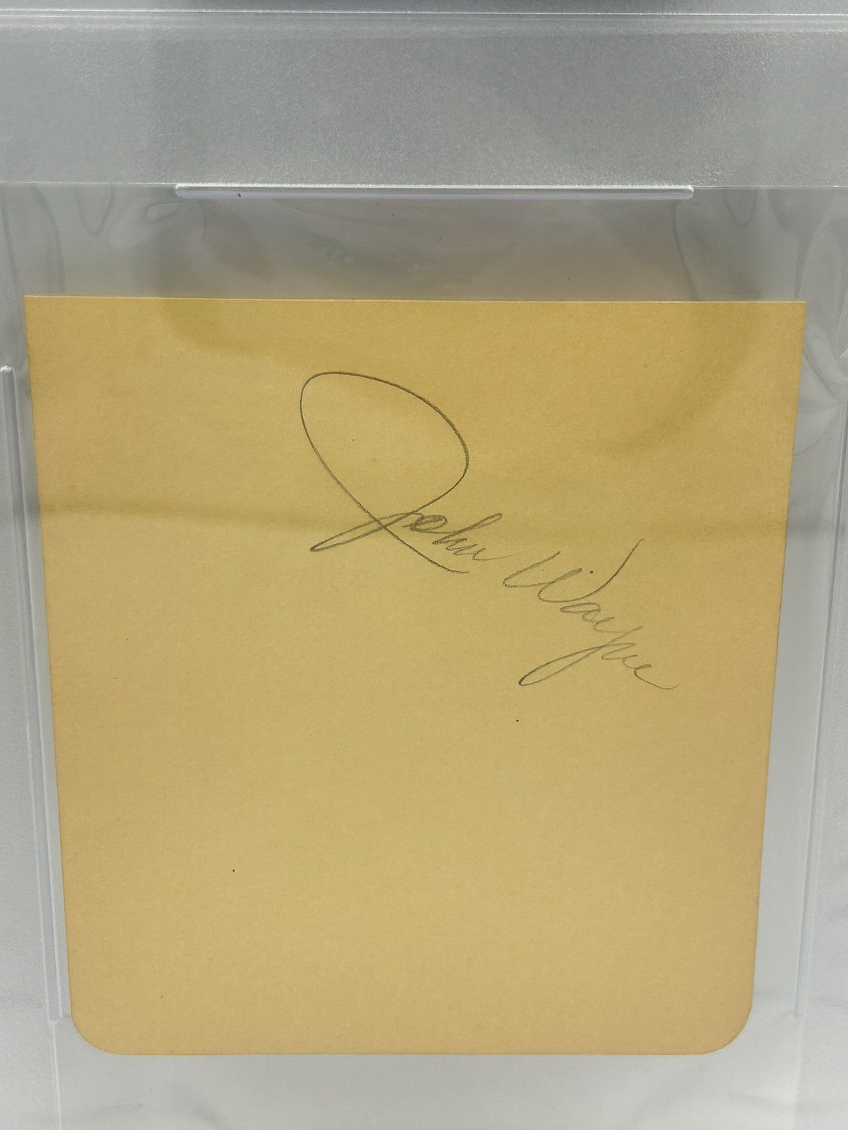 JOHN WAYNE SIGNED ALBUM PAGE AUTO SIGNATURE PSA/DNA  RARE EARLY AUTOGRAPH