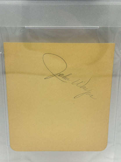 JOHN WAYNE SIGNED ALBUM PAGE AUTO SIGNATURE PSA/DNA  RARE EARLY AUTOGRAPH