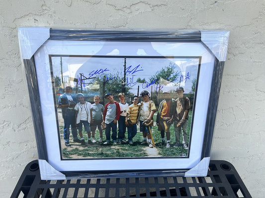 Framed Autographed/Signed The Sandlot Movie 8x Cast Sigs 16x20 Photo BAS Beckett