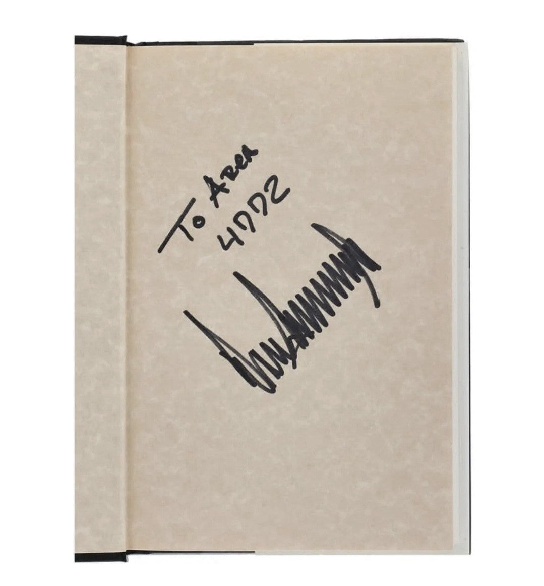 Donald Trump Signed The Art of the Comeback Book BAS LOA Rare Inscription