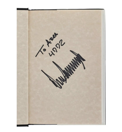 Donald Trump Signed The Art of the Comeback Book BAS LOA Rare Inscription