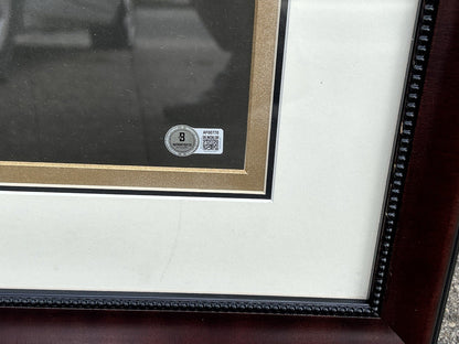 Joe DiMaggio Yankees Autographed signed  16X20 Photo Custom Framed Beckett LOA