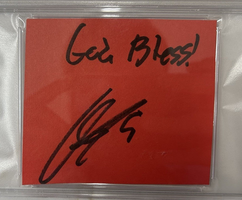 Charlie Kirk Signed Autographed Cut PSA/DNA Encapsulated Rare