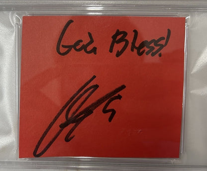 Charlie Kirk Signed Autographed Cut PSA/DNA Encapsulated Rare