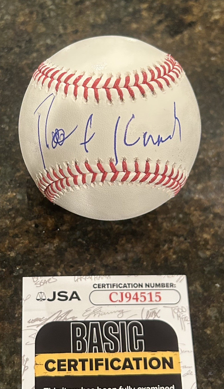 Robert F Kennedy Jr Signed Official MLB Baseball JSA Certified 2024 MAHA