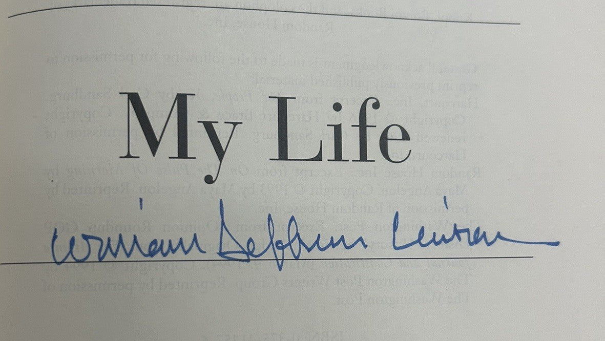 BILL CLINTON "MY LIFE" SIGNED WILLIAM JEFFERSON CLINTON Full Name Book JSA RARE