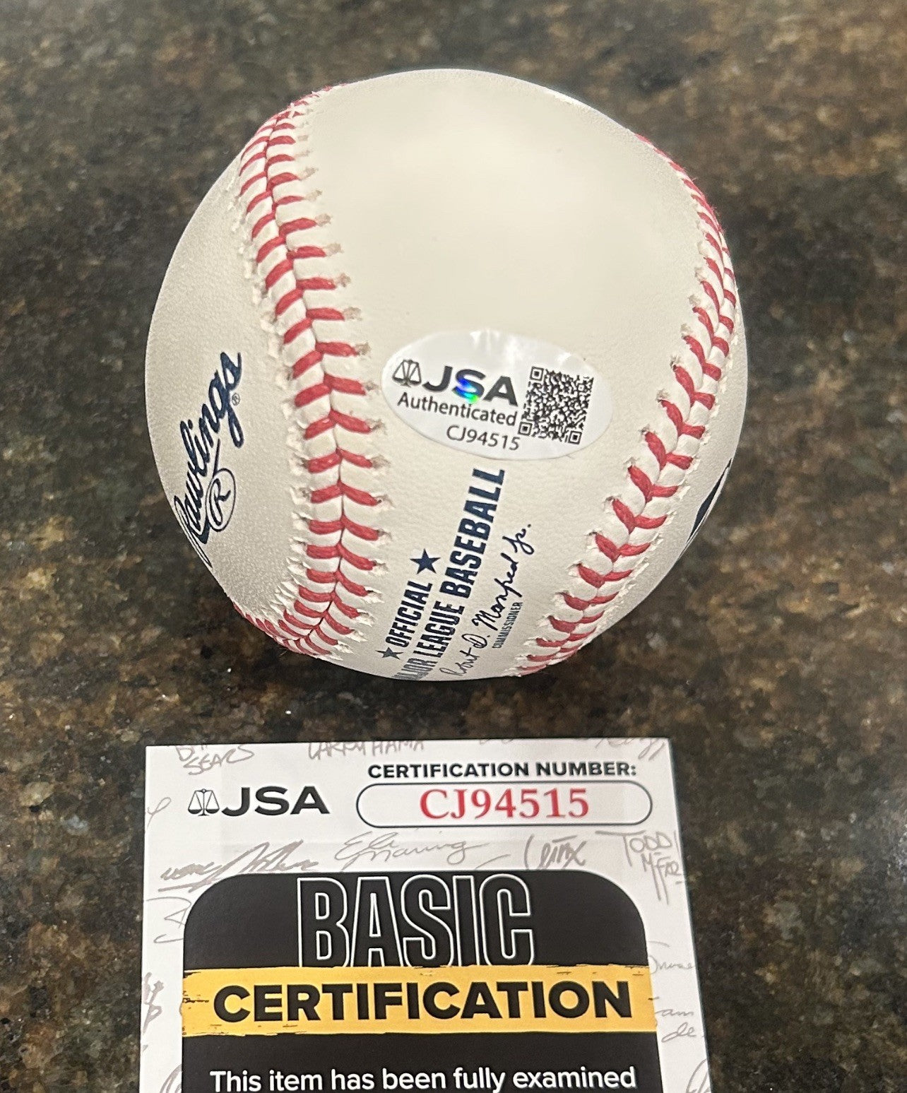Robert F Kennedy Jr Signed Official MLB Baseball JSA Certified 2024 MAHA