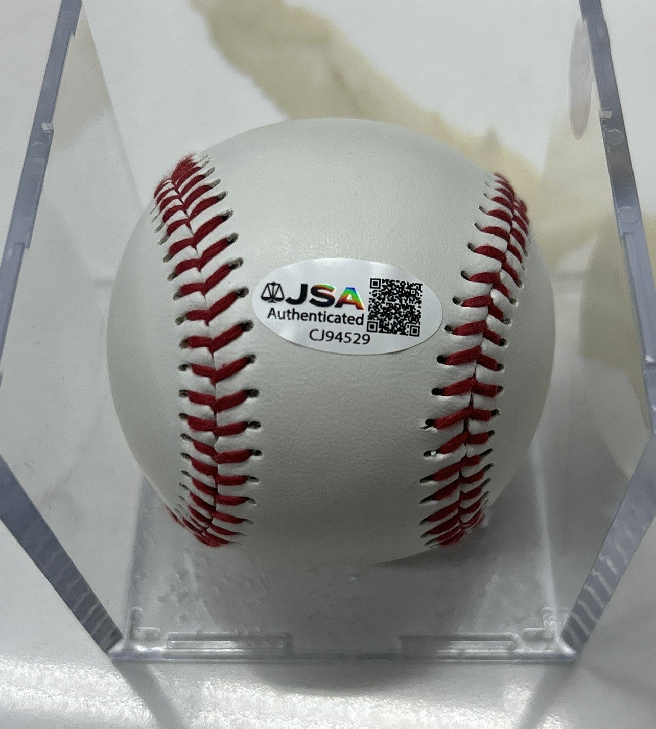 Rare Alex Trebek Autographed Baseball Signed Autograph JSA COA