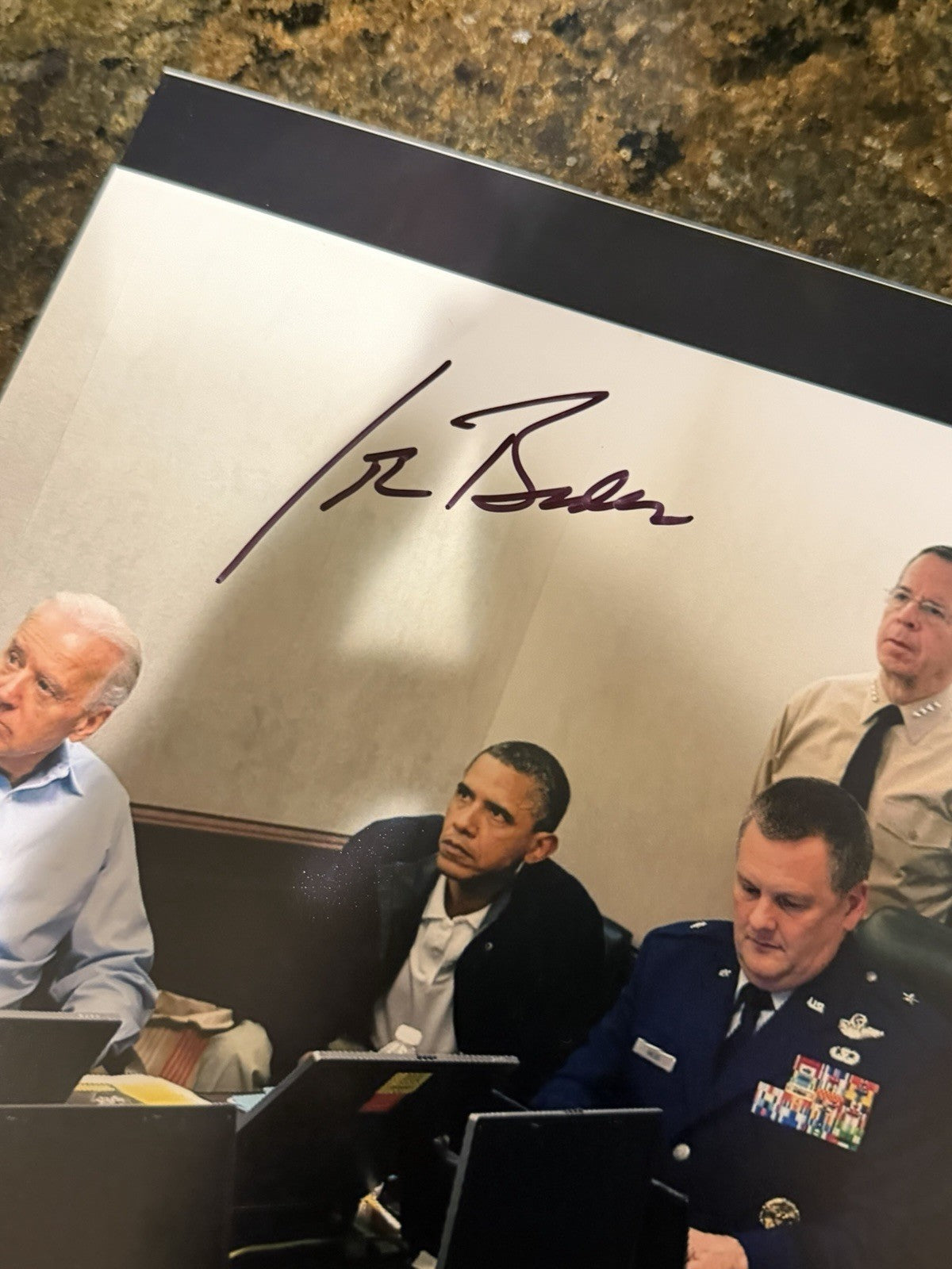 President Joe Biden Signed 11x14 Photo PSA COA RARE Photo Obama Hillary 9/11
