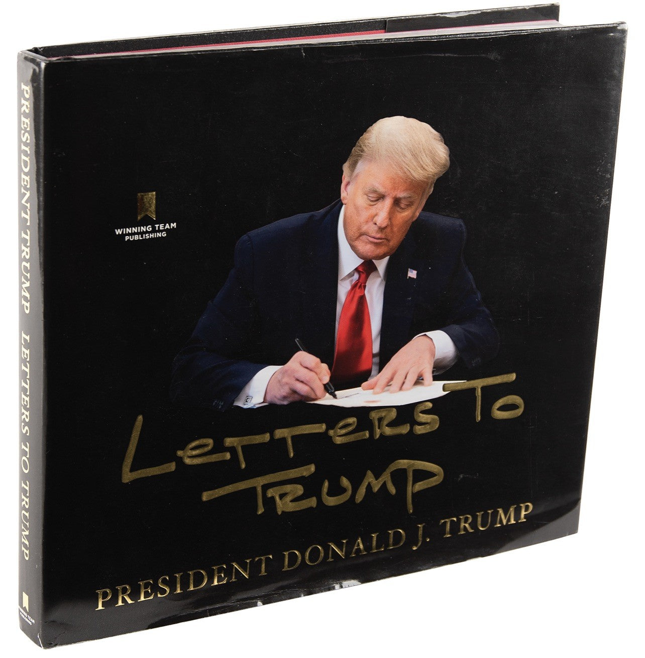 President Donald J Trump FULL SIGNATURE SIGNED  “Letters To Trump” Book JSA LOA