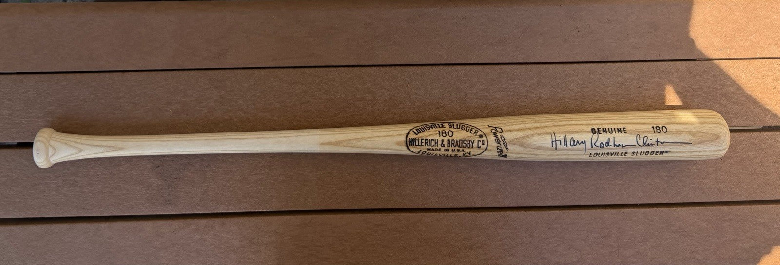 HILLARY RODHAM CLINTON Signed Autographed Louisville Slugger Bat RARE JSA COA