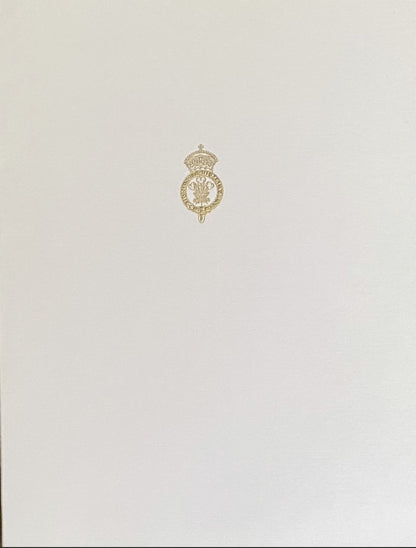 King Charles Signed Original 1998 Holiday/Christmas Card