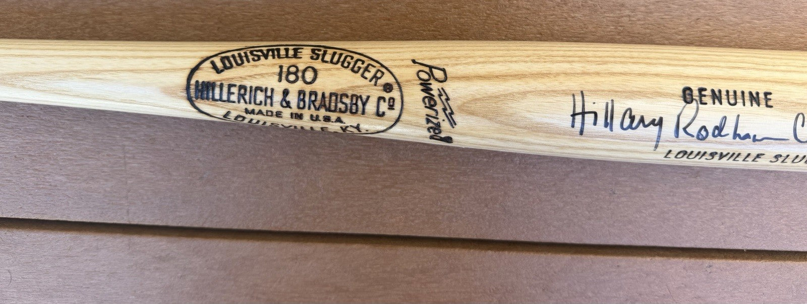 HILLARY RODHAM CLINTON Signed Autographed Louisville Slugger Bat RARE JSA COA