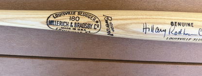 HILLARY RODHAM CLINTON Signed Autographed Louisville Slugger Bat RARE JSA COA