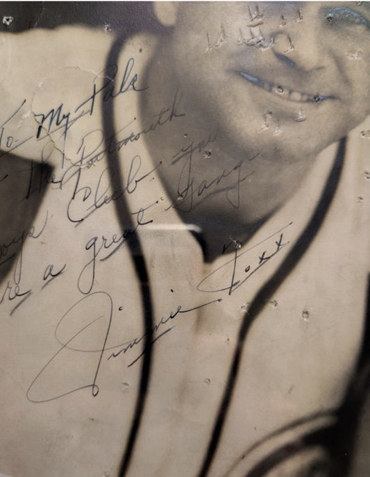 Jimmie Foxx Signed Original George Burke Photograph PSA/DNA Auto & JSA Auth