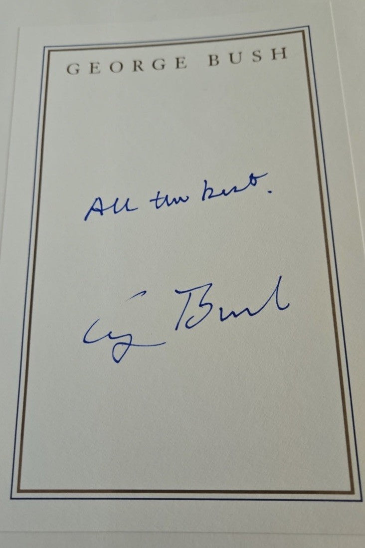 President George Herbert Walker Bush - SIGNED Memoir / All the Best & Writings