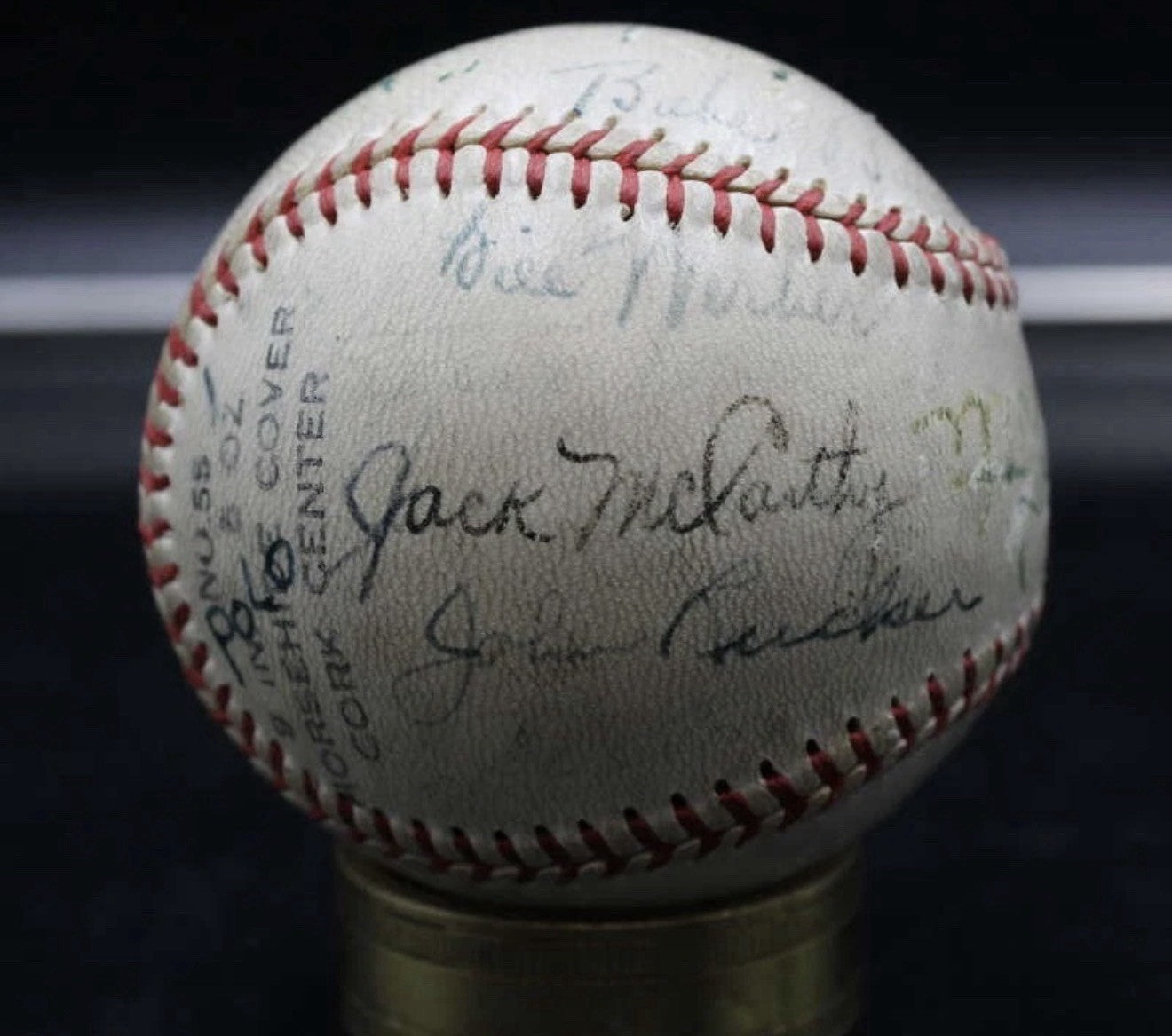 19 Hall of Famers and Stars Multi-Signed Baseball Ruth Ott +17 JSA LOA A
