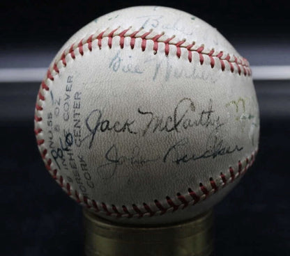 19 Hall of Famers and Stars Multi-Signed Baseball Ruth Ott +17 JSA LOA A