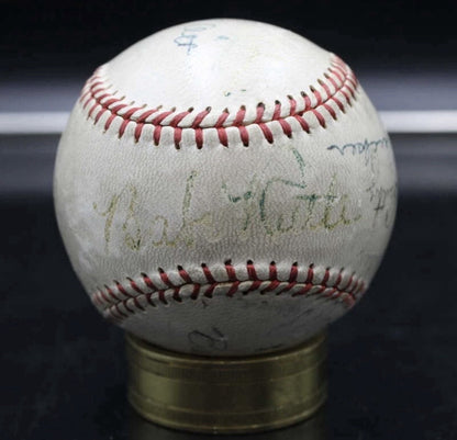 19 Hall of Famers and Stars Multi-Signed Baseball Ruth Ott +17 JSA LOA A