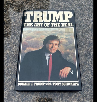 1987  Donald Trump The Art of the Deal Signed Rare Autograph