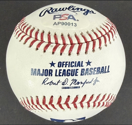President Donald J Trump Signed/Autographed OML Baseball PSA/DNA Sticker
