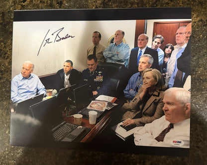 President Joe Biden Signed 11x14 Photo PSA COA RARE Photo Obama Hillary 9/11