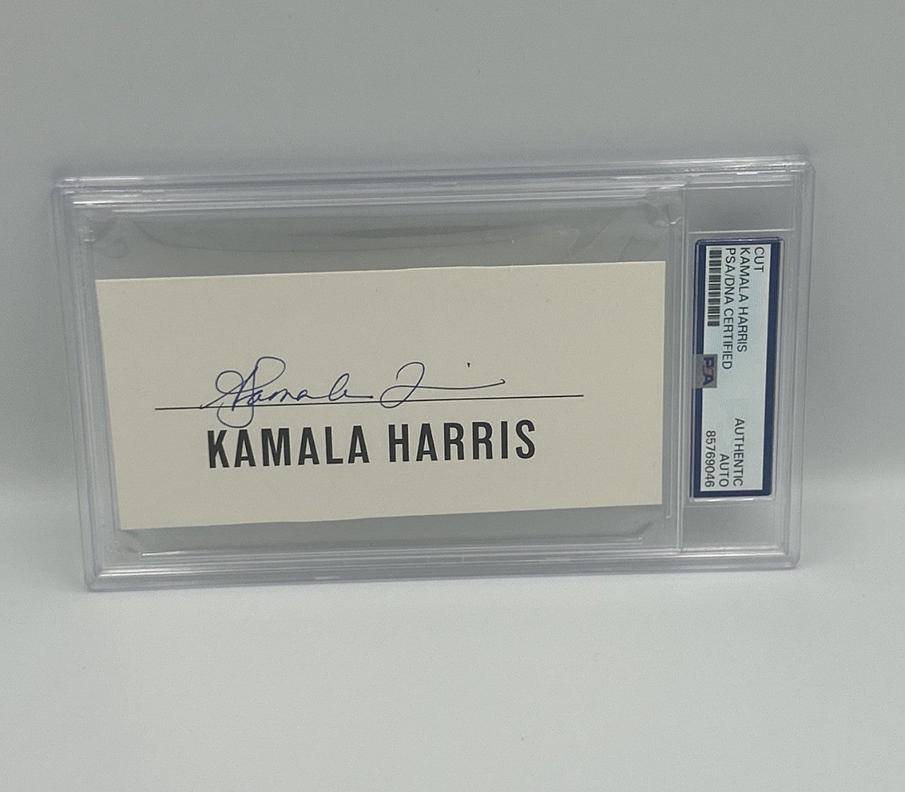 Kamala Harris Signed Cut PSA Slabbed Rare Autographed Cut Vice President USA
