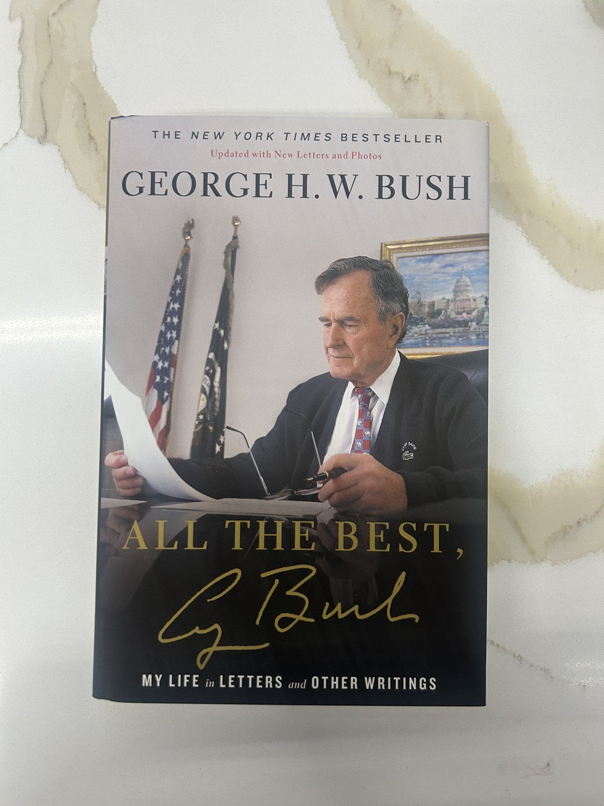 George Bush All the Best Autographed & Numbered Collector Edition Book 574/1000