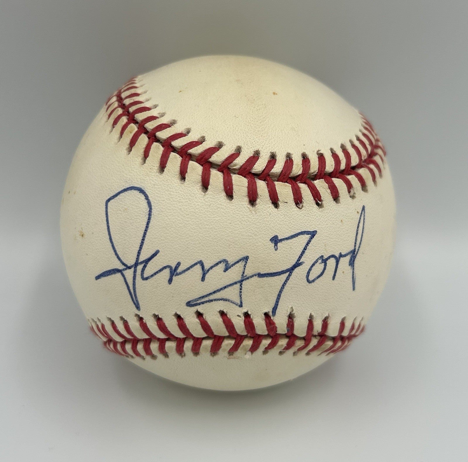 Rare President Gerald Ford Signed Baseball with Full JSA Letter