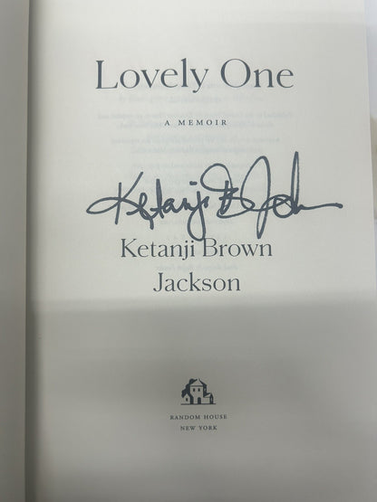SIGNED Justice Ketanji Brown Jackson Book Lovely One 1ST EDITION Hardcover 