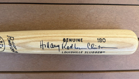 HILLARY RODHAM CLINTON Signed Autographed Louisville Slugger Bat RARE JSA COA