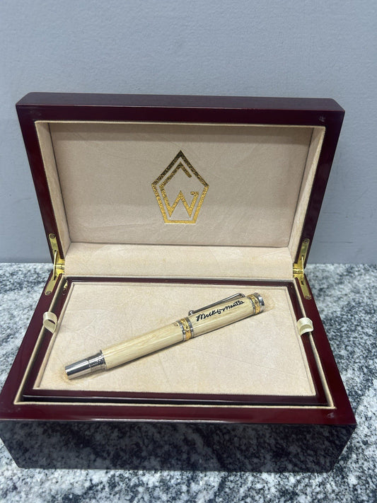 Gisi Pen Company Limited Edition Mickey Mantle Game Used Bat Wood Pen