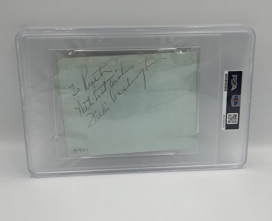President RONALD REAGAN Signed Cut w/ Vintage Photograph as Actor PSA/DNA Auto