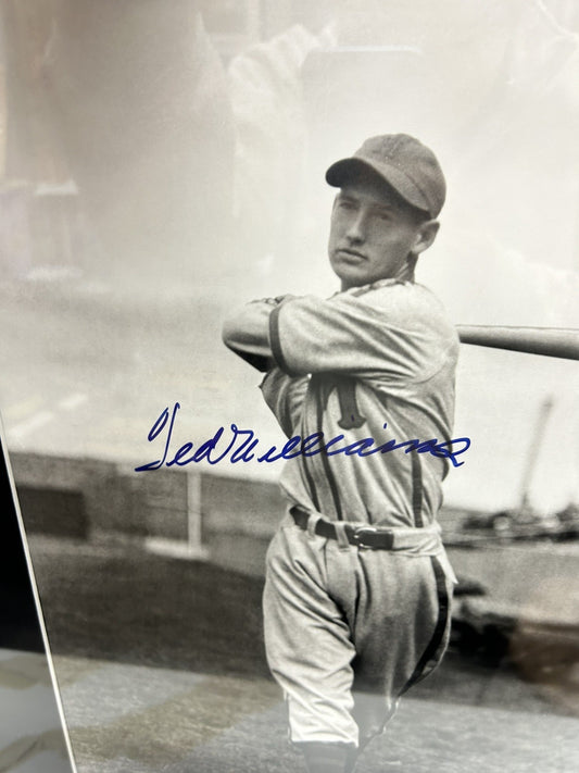 Ted Williams HOF Signed/Autographed 16x20 Photo Boston Red Sox PSA/DNA Framed